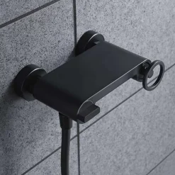 Robinet De Douche|Imex Products Mitigeur de Douche anti-calcaire Noir Mat IMEX OLIMPO BDC033-5NG