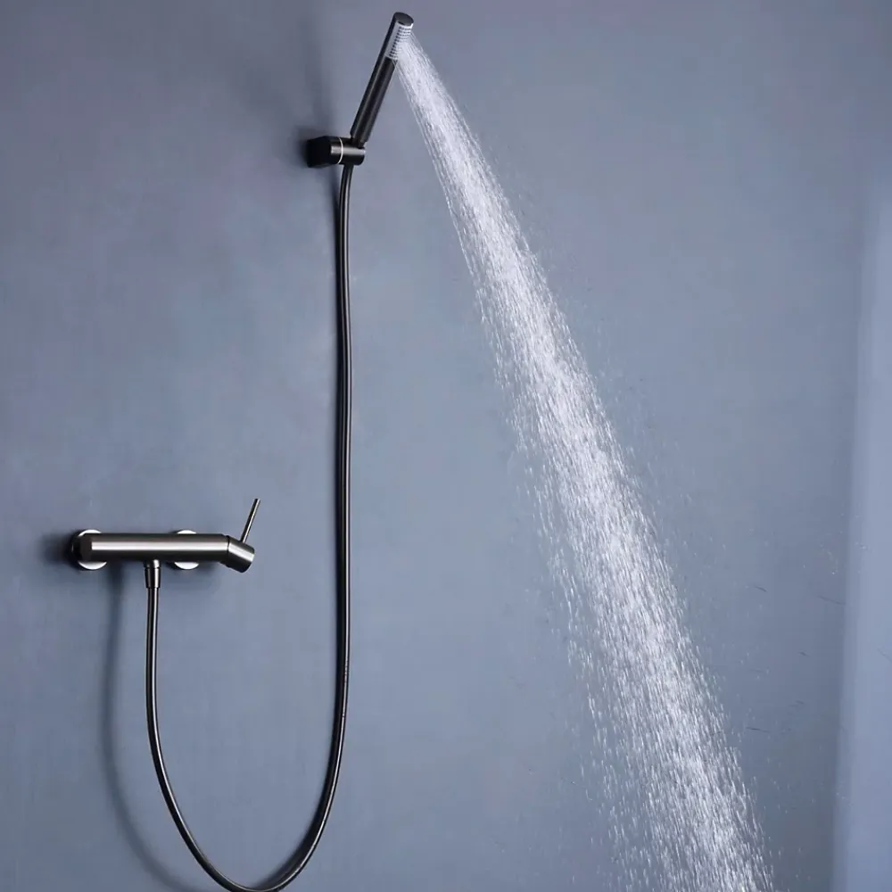 Imex Mitigeur de Douche anti-calcaire Black Gun Métal MONZA BDM039-5BGM