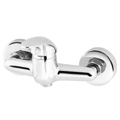 Robinet De Douche|GoodHome Mitigeur de douche entraxe 150 mm Eidar en laiton chromé