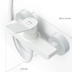 Am.Pm Europe Mitigeur de douche mécanique Robinet Salle de Bain Blanc, FXA20033 X-Joy AM.PM