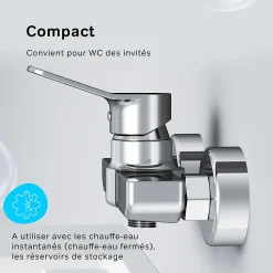 Am.Pm Europe Mitigeur de douche mécanique Robinet Salle de Bain Chromé, FXA20000 X-Joy AM.PM