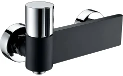 Edouard Rousseau Mitigeur de douche mécanique chromé Black steel