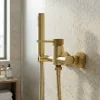 Robinet De Douche|GoodHome Mitigeur de douche mécanique, doré, Owens