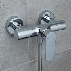 GoodHome Mitigeur de douche mécanique chromé Cavally