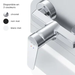Robinet De Douche|Am.Pm Europe Mitigeur de douche mécanique Robinet Salle de Bain Chromé, FTA20000 Hit AM.PM