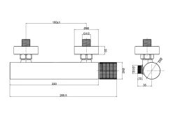 Robinet De Douche|Edouard Rousseau Mitigeur de douche mécanique laiton brossé, Orcus