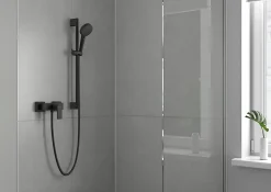 Hansgrohe Mitigeur de douche mécanique Vernis Shape noir mat