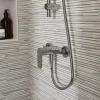 Robinet De Douche|GoodHome Mitigeur de douche mécanique, chrome, NF, Aisai