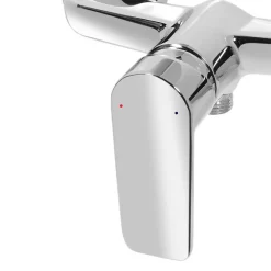 Robinet De Douche|GoodHome Mitigeur de douche mécanique, chrome, NF, Aisai