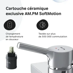 Am.Pm Europe Mitigeur de douche mécanique Robinet Salle de Bain Chromé, FXB20000 X-Joy S AM.PM