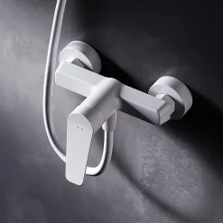 Am.Pm Europe Mitigeur de douche mécanique Robinet Salle de Bain Blanc, FTA20033 Hit AM.PM
