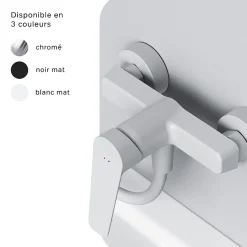 Am.Pm Europe Mitigeur de douche mécanique Robinet Salle de Bain Blanc, FTA20033 Hit AM.PM