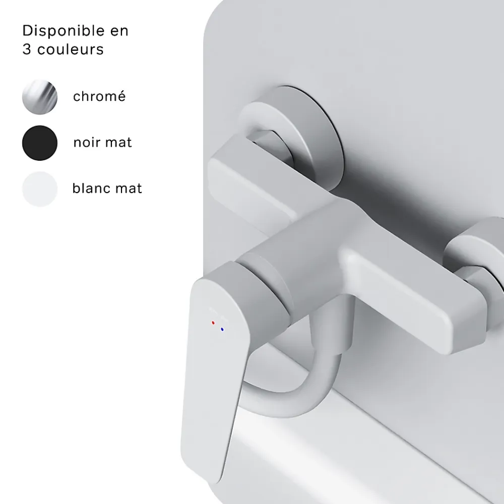Am.Pm Europe Mitigeur de douche mécanique Robinet Salle de Bain Blanc, FTA20033 Hit AM.PM
