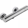 Robinet De Douche|Sanindusa Mitigeur de douche mural épuré Single chromé livré avec raccords excentrés et rosaces de finition
