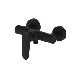 Robinet De Douche|GoodHome Mitigeur de douche noir Cavally