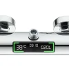 Edouard Rousseau Mitigeur de douche thermostatique chrome avec affichage LED Ekogest