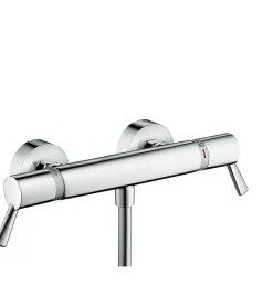 Robinet De Douche|Hansgrohe Mitigeur de douche thermostatique Comfort Care, chrome, Ecostat