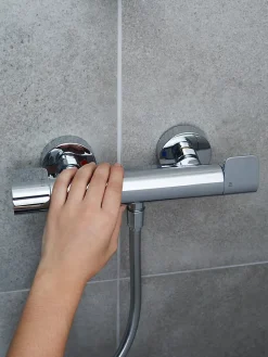 GoodHome Mitigeur de douche thermostatique Cavally