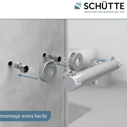 Schütte Mitigeur de douche thermostatique LONDON chromé