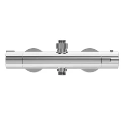 Robinet De Douche|GoodHome Mitigeur de douche thermostatique, chrome, Rannell