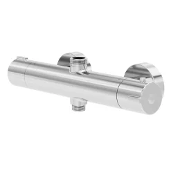 Robinet De Douche|GoodHome Mitigeur de douche thermostatique, chrome, Rannell
