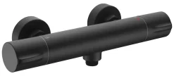 Robinet De Douche|Edouard Rousseau Mitigeur de douche thermostatique noir, Kilya