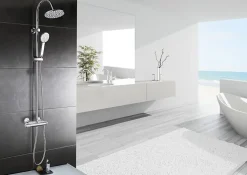 Edouard Rousseau Mitigeur de douche thermostatique chromé Breva