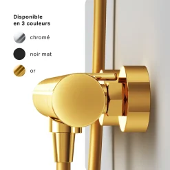 Robinet De Douche|Am.Pm Europe Mitigeur de douche thermostatique Robinet salle de bain, Doré FXA40099 X-Joy AM.PM