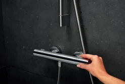 Robinet De Douche|Hansgrohe Mitigeur de douche thermostatique chromé Thermo Ecostat Life