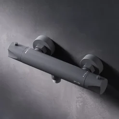 Robinet De Douche|Am.Pm Europe Mitigeur de douche thermostatique Robinet salle de bain, Noir FTA40022 Hit AM.PM