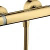 Hansgrohe Mitigeur de douche thermostatique doré poli, Ecostat Comfort