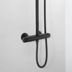 Edouard Rousseau Mitigeur de douche thermostatique noir Breva