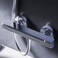 Robinet De Douche|Am.Pm Europe Mitigeur de douche thermostatique Robinet salle de bain, Chromé FNA40000 Flash AM.PM