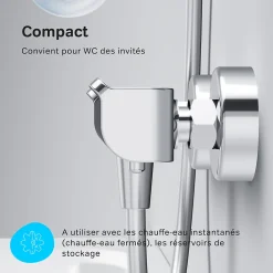 Robinet De Douche|Am.Pm Europe Mitigeur de douche thermostatique Robinet salle de bain, Chromé FNA40000 Flash AM.PM
