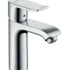 Hansgrohe Mitigeur de lavabo 110 avec tirette et vidage chromé Metris