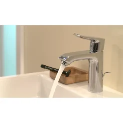 Hansgrohe Mitigeur de lavabo 110 avec tirette et vidage chromé Metris