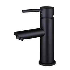 Kroos Mitigeur de lavabo à bec court Noir