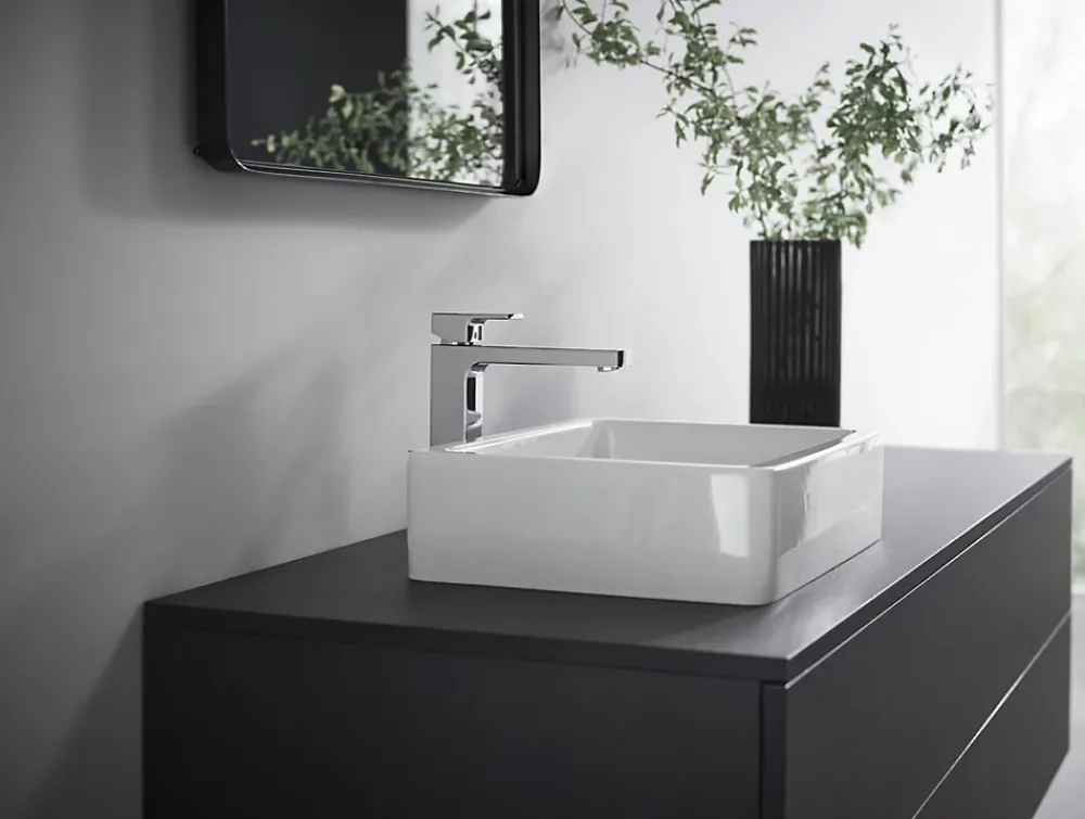 Robinet Lavabo Et Vasque|Hansgrohe Mitigeur de lavabo 190 Vernis Shape chromé