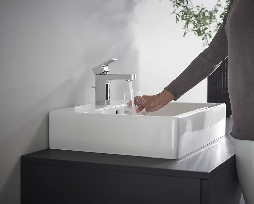 Robinet Lavabo Et Vasque|Hansgrohe Mitigeur de lavabo 100 Vernis Shape chromé