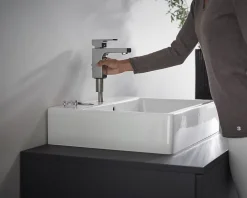 Robinet Lavabo Et Vasque|Hansgrohe Mitigeur de lavabo 100 Vernis Shape chromé