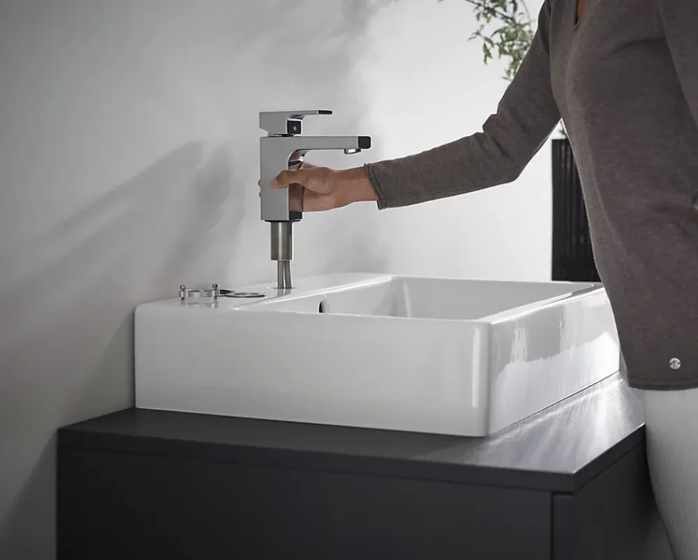 Robinet Lavabo Et Vasque|Hansgrohe Mitigeur de lavabo 100 Vernis Shape chromé