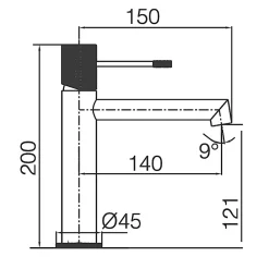Robinet Lavabo Et Vasque|Imex Mitigeur de Lavabo Anti-Calcaire Bec Bas Or Brossé LINE BDD038-1OC