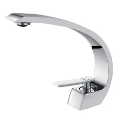 Robinet Lavabo Et Vasque|Auralum Max Mitigeur de lavabo robinet lavabo en Laiton Chromé