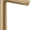 Hansgrohe Mitigeur de lavabo avec tirette et vidage bronze brossé, Talis E 240 EcoSmart