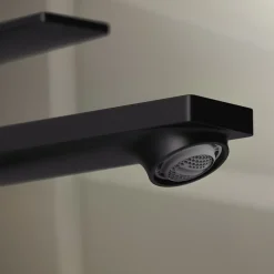 Robinet Lavabo Et Vasque|Hansgrohe Mitigeur de lavabo avec tirette et vidage noir mat, Rebris E 110 CoolStart