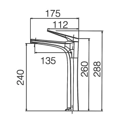 Robinet Lavabo Et Vasque|Imex Mitigeur de Lavabo Bec Haut Anti-Calcaire Or Brossé DELOS BDD055-3OC