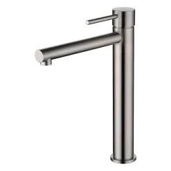 Robinet Lavabo Et Vasque|Imex Mitigeur de Lavabo Bec Haut en Acier Inoxydable Intérieur / Extérieur MOSCU BDK034-3