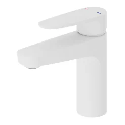 Robinet Lavabo Et Vasque|GoodHome Mitigeur de lavabo blanc Cavally M
