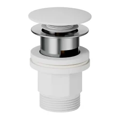 Robinet Lavabo Et Vasque|GoodHome Mitigeur de lavabo blanc Cavally M