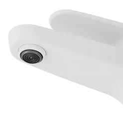 Robinet Lavabo Et Vasque|GoodHome Mitigeur de lavabo blanc Cavally M